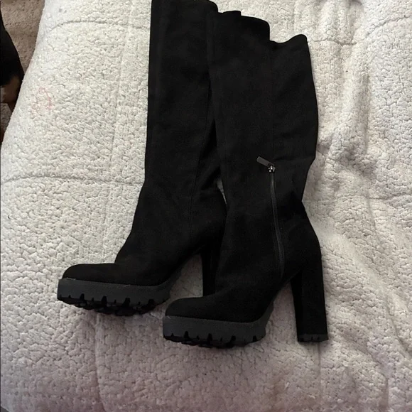 jlo 🆕 Jennifer Lopez-stretchy harlie-over-the-knee-boots black size 10